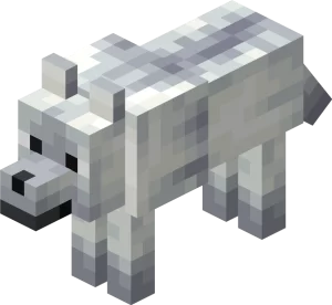 Minecraft 1.20.6 Snowy Wolf