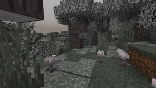 Minecraft Pale Garden Biome Screenshot