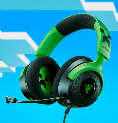 Minecraft Razer Headset Promo Image