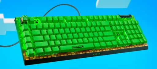 Minecraft Razer Keyboard Promo Image