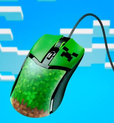 Minecraft Razer Mouse Promo Image