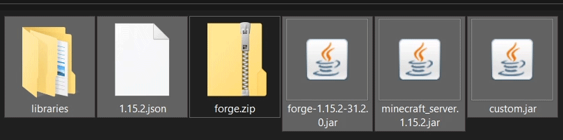 how to install forge server